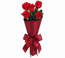 Букет 5 Красных роз Эдлесс Лав в Динской