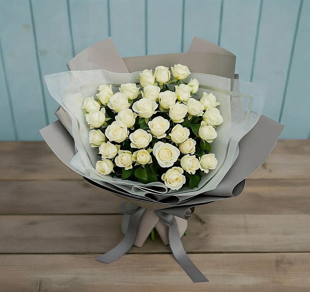 Букет Белоснежная нежность в Динской