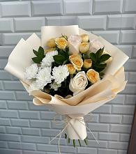 Букет цветов из:  Розы и Хризантемы в Динской