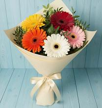 Букет цветов из:  Герберы в Динской