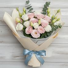 Букет цветов из:  Лизиантусы #REPLACE_PRED# Динской