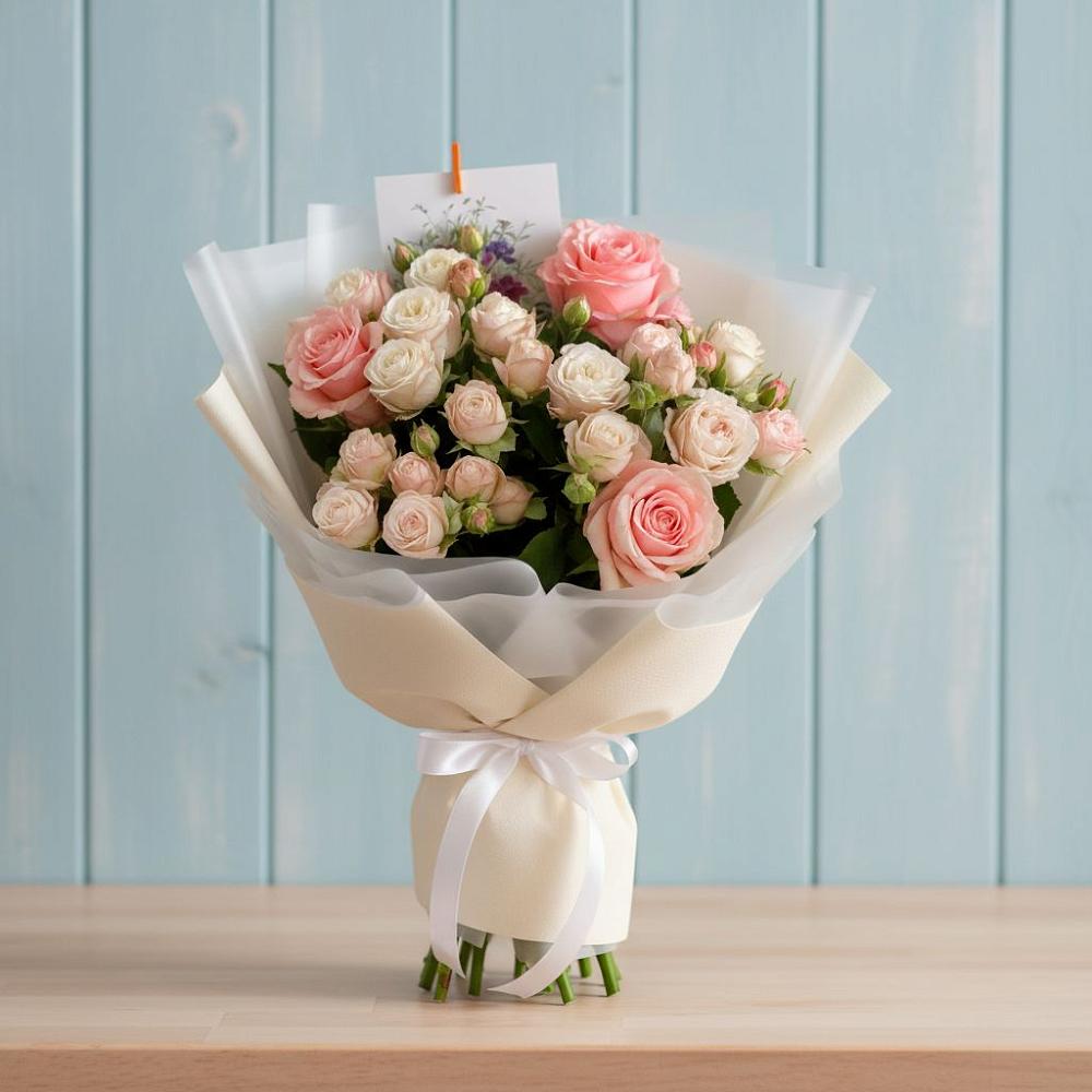 Букет цветов из: Розы в Динской