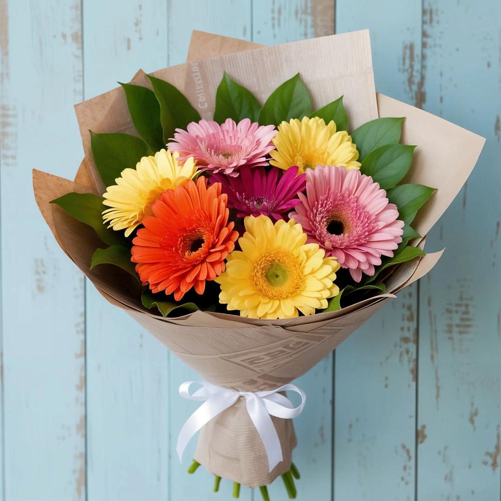 Букет цветов из: Герберы в Динской