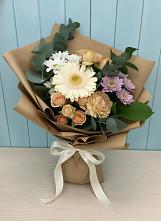 Букет цветов из:  Герберы и Хризантемы в Динской