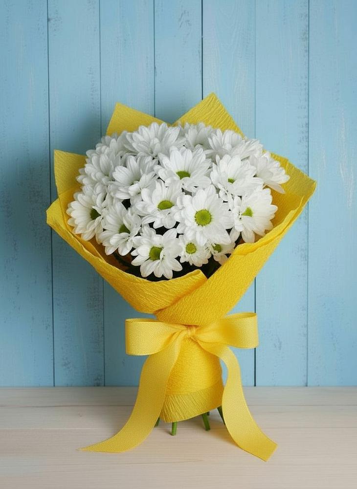 Букет цветов из: Хризантемы в Динской