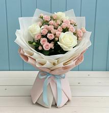 Букет цветов из:  Розы в Динской