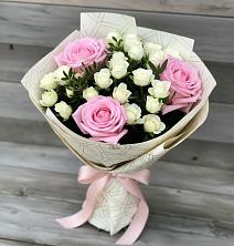 Букет цветов из:  Розы в Динской