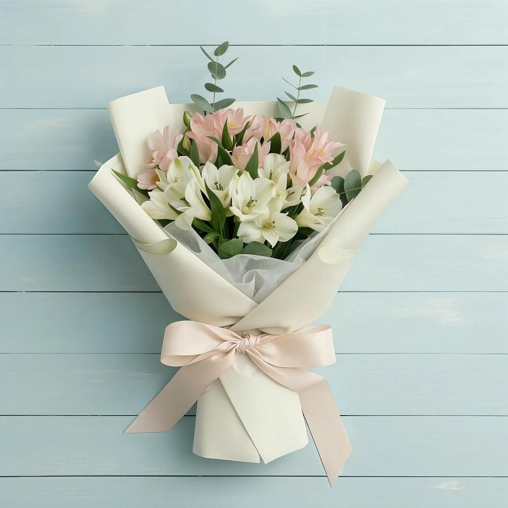 Букет цветов из: Альстромерии в Динской