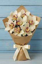 Букет цветов из:  Орхидеи и Розы в Динской